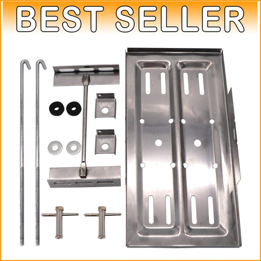 7.5" x 13.25" Universal Tray Holder & Fastener Kit - Corrosion Resistant Design