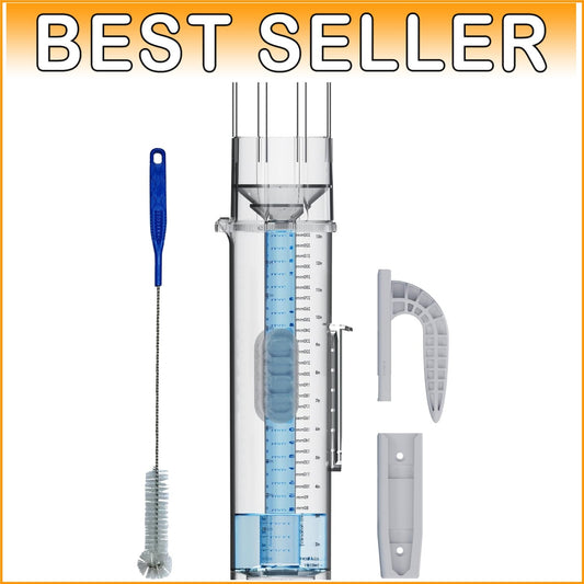 Easy-to-Install Tropo Rain & Snow Gauge - UV Resistant with Large Capacity