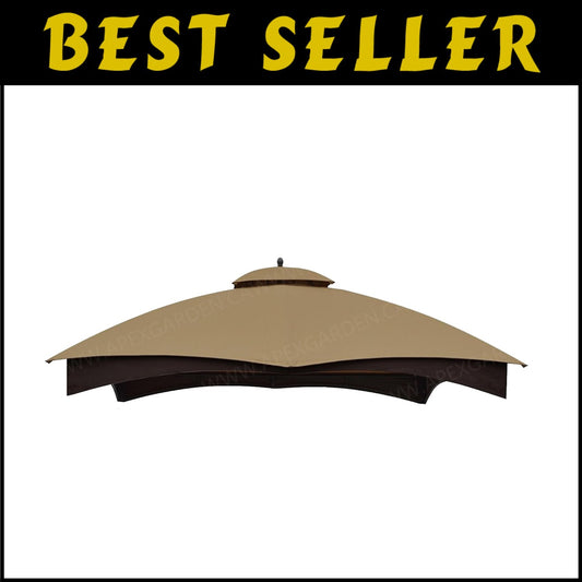 Water-Resistant and UV-Protected Canopy for Lowe's Allen Roth Gazebo 10x12