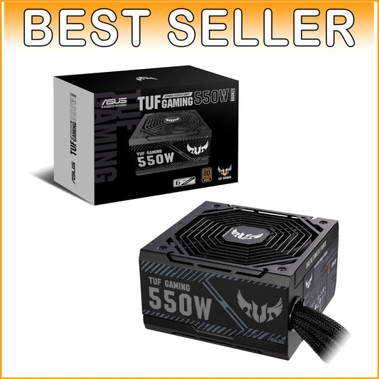 550W ATX Power Supply with 80 PLUS Bronze and Axial-Tech Cooling Design