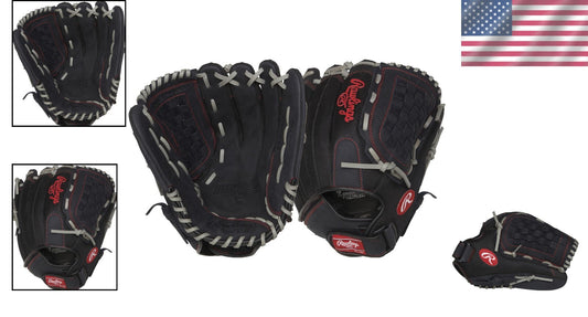 Durable Renegade 14" Softball/Outfield Glove - Leather with Cushioned Padding