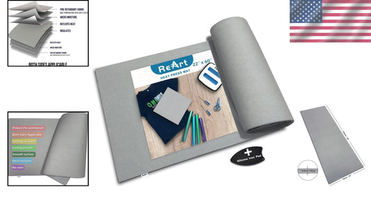 Efficient 22" x 60" Heat Pressing Pad - Perfect for All Your Crafting Needs
