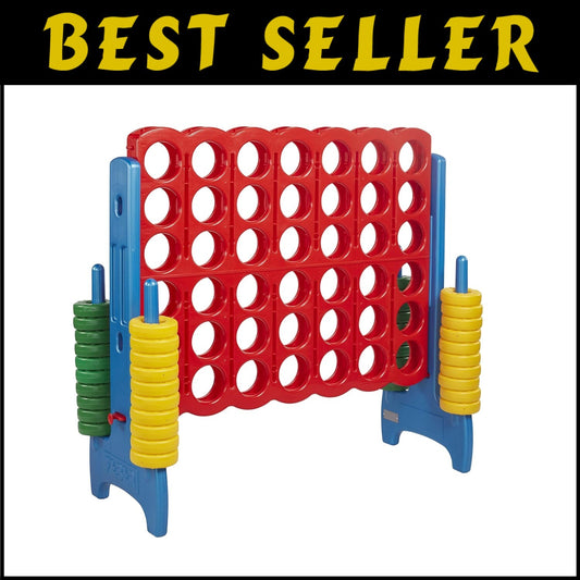 Giant Connect Four Game for Parties - 47 Inch Entertainment for Kids & Adults