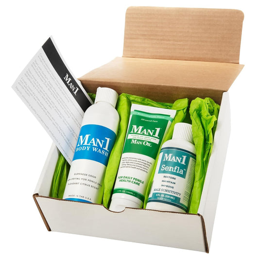 Luxury 3-Piece Penile Care Gift Set: Soothes, Moisturizes, Restores Sensitivity