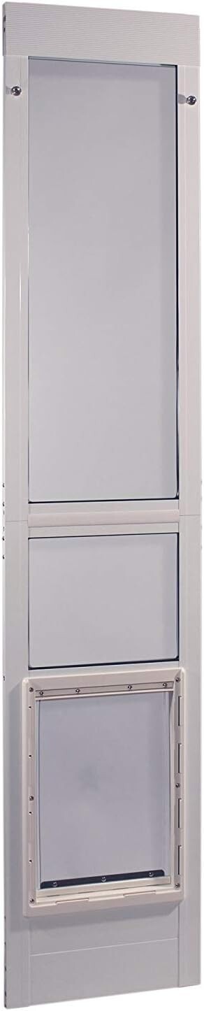 Adjustable Aluminum Pet Patio Door for Large Dogs - Secure & Modern Design