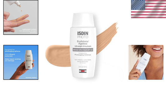 100% Mineral-Based Zinc Oxide Sunscreen SPF 50+ - Unscented & Waterproof