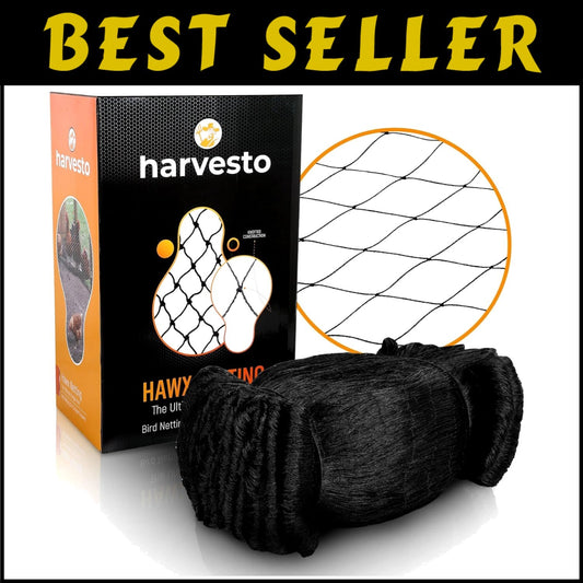 Weather-Resistant Heavy-Duty Bird Netting for Chicken Coops & Trees 50' x 150'