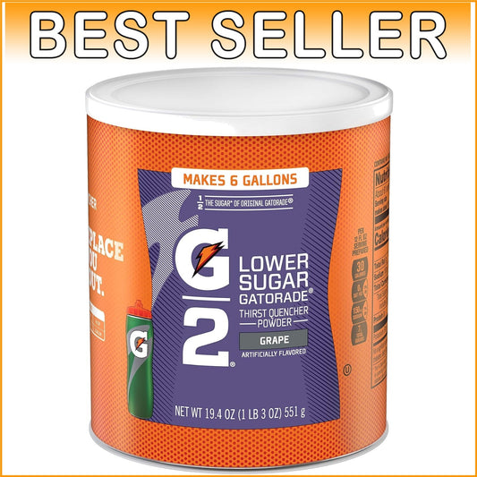 G2 Electrolyte Powder, Grape Flavor - Hydration Solution, Low-Calorie 3-Pack