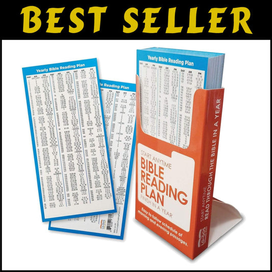 50 Daily Bible Reading Bookmarks: Group-Friendly Christian Devotional Tool