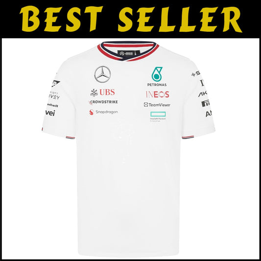 2024 F1 Men's Driver T-Shirt - Premium Polyester Blend & Stylish Details
