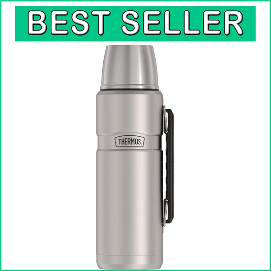 Stainless King 40oz Vacuum Beverage Bottle - Ideal for Family Camping & Travel