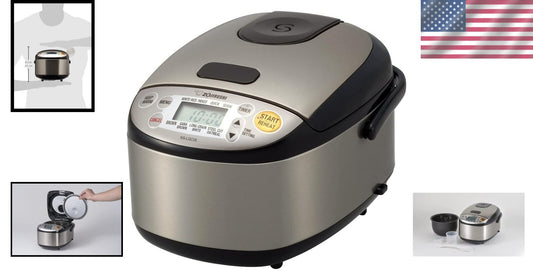 Multi-Setting Rice Cooker with Retractable Cord - Ideal for Hassle-Free Cooking