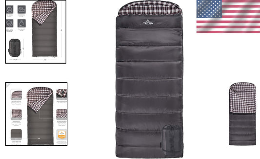 Overnight Comfort with Teton Celsius XXL -25°F Sleeping Bag & Compression Sack