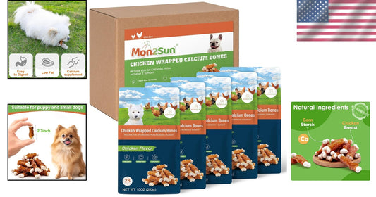 Delicious Calcium Bones for Small Breeds - 28 Count Rawhide-Free Dog Chews