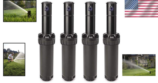4-Pack of 5000 Rotary Sprinkler Heads - Optimal Garden Water Distribution System