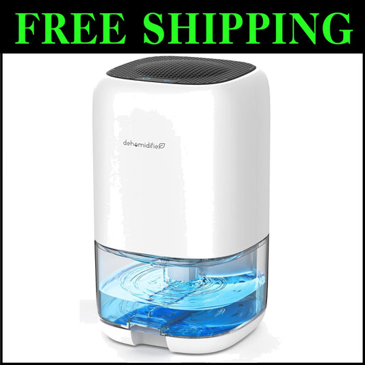 Compact 35 OZ Dehumidifier for Bedroom & Bathroom - Efficient Humidity Control