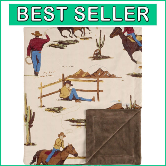 36x30 Inch Southwestern Minky Baby Blanket - Perfect for Infants & Toddlers