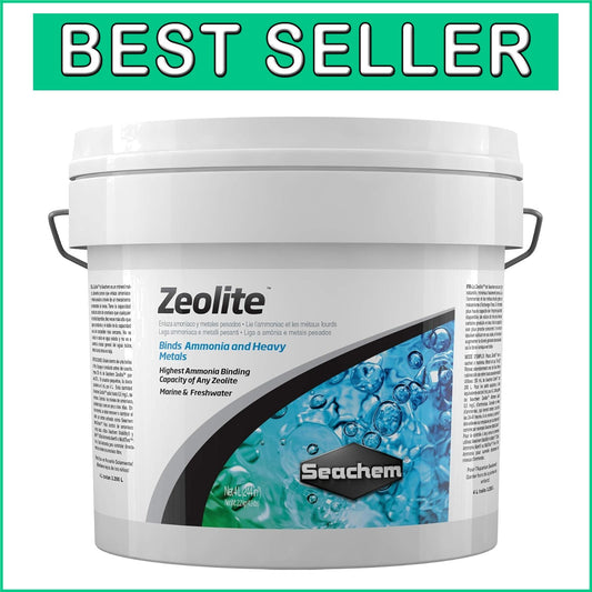 4L Premium Zeolite Binding Agent for Aquarium - Binds Ammonia & Heavy Metals