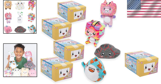 Unique Collectible Mini Mystery Plush 4-Pack - Adorable Blind Box Surprise