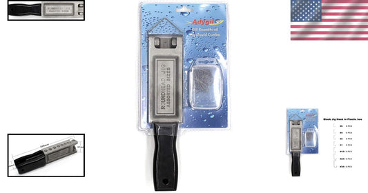 Easy-to-Use 44 pcs Fishing Sinkers Jighead Mold Kit - Multiple Weights Included