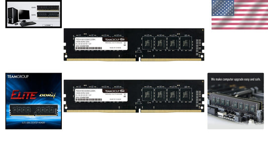Elite 32GB DDR4 RAM Kit (2x16GB) 3200MHz for Powerful Desktop Upgrades