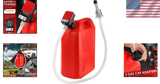 Efficient Fuel Transfer Pump – Delivers 2.4 GPM with Long Hose & Quiet Operation