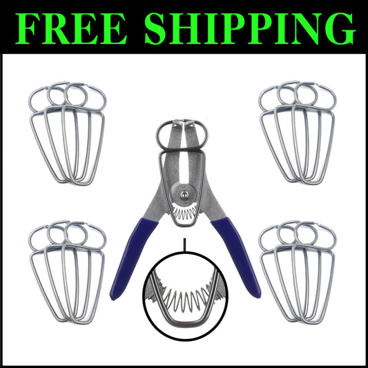 Collins Spring Loaded Pliers & 13 Miter Clamps - Lifetime Guarantee Included