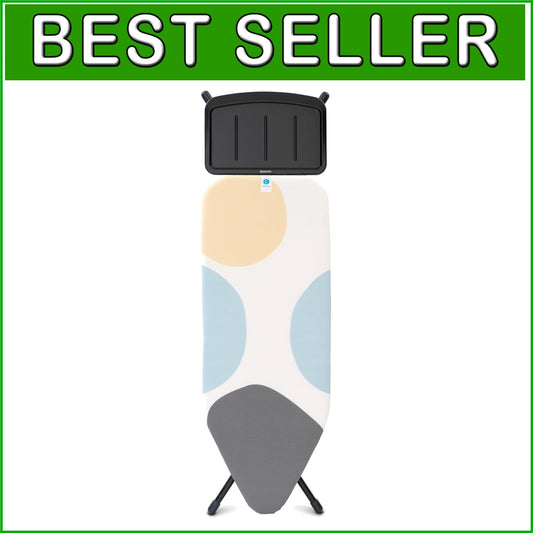 Sturdy XL Ironing Board with Child Lock & Transport Lock - Ideal for Steam Units