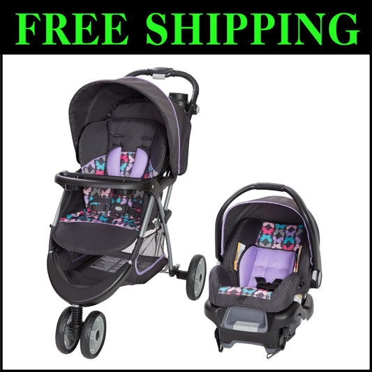 EZ Ride 35 Travel System Stroller & Infant Car Seat Combo - Sofia Elegance