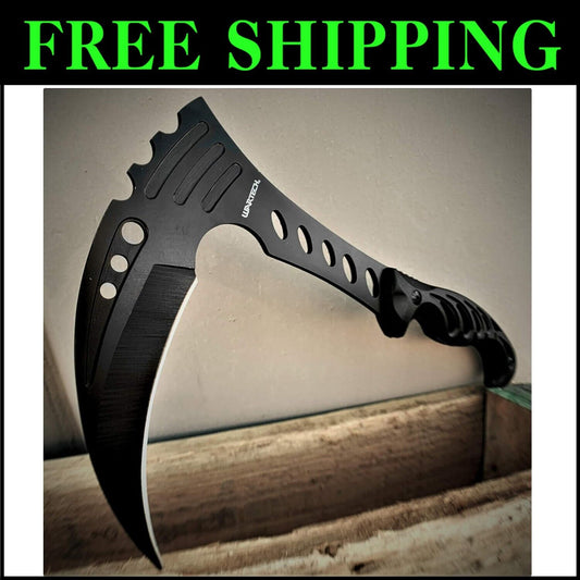 Compact 12'' Survival Knife with Full Tang Blade - Ideal for Camping and Hiking