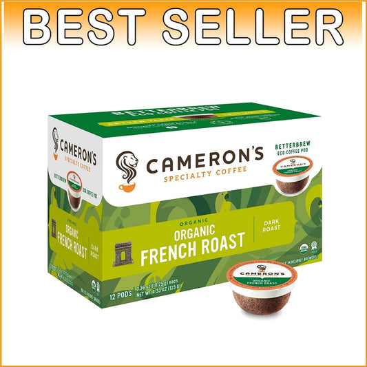 Artisan Organic French Roast Coffee Pods - Smooth & Rich Flavor, Perfect at Home