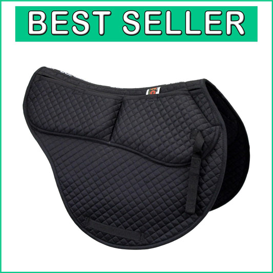 All-Purpose Memory Foam Saddle Pad with Contoured Design - 22” Spine, 19.5” Drop