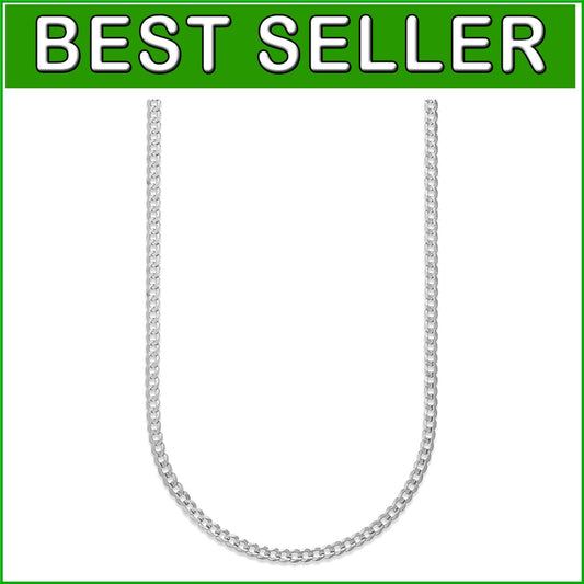 Elegant Sterling Silver Rope Chain - 1mm to 3mm - Choose Your Style & Length