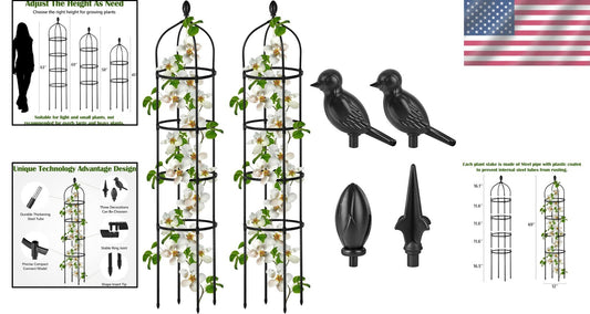 Durable 6ft Climbing Plant Trellis - Easy Installation for Indoor & Outdoor