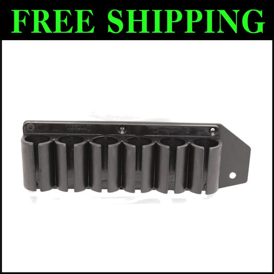 Easy-Mount 6-Shot Black Sidesaddle for Mossberg Shotguns - No Alterations Needed