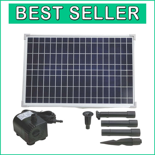 Eco-Friendly 25W Solar Water Pump for Aquatic Settings - No Wiring Required