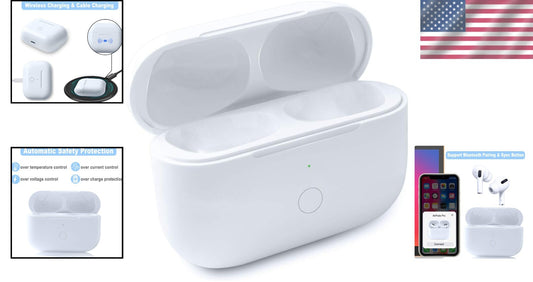 All-in-One Wireless AirPod Pro 1st & 2nd Charging Case - Lightweight & Efficient