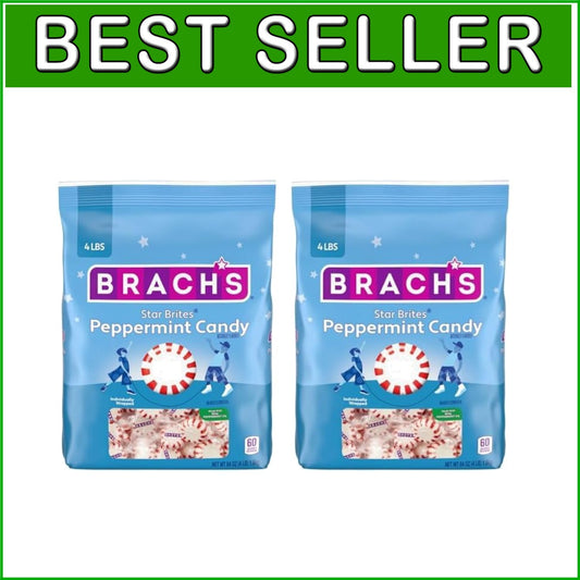 Star Brites Peppermint Candy Mega Pack - 4 lbs of Individually Wrapped Treats