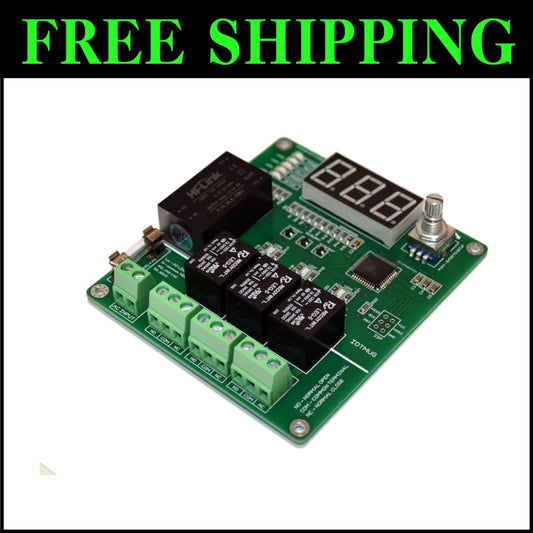 High-Efficiency 3-Channel Traffic Signal Relay with Integrated Status Indicators