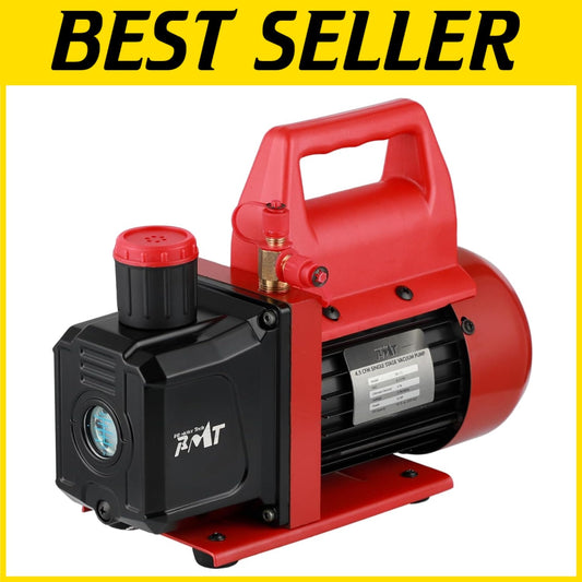 Powerful 1/3HP Vacuum Pump with Adjustable Intakes for Versatile Applications
