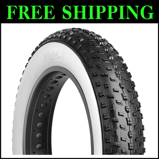 20x4.0 Inch Puncture Resistant Folding Bike Tire for Fat and Mountain Bikes