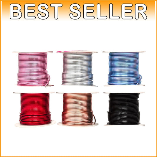 330 FT Flexible 14 Gauge Anodized Aluminum Wire – Perfect for Crafting & Bonsai