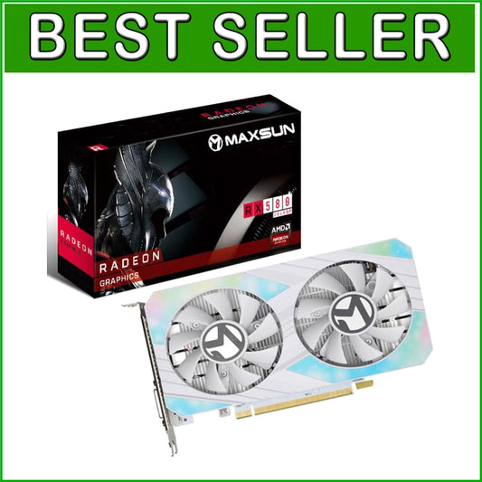 AMD Radeon RX 580 Graphics Card - 256-Bit, 4K Support for Gaming Excellence