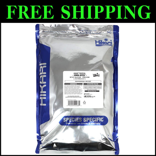 Hikari Vibra Bites 2.2 lb Tropical Fish Food - Color Enhancing & Nutritious