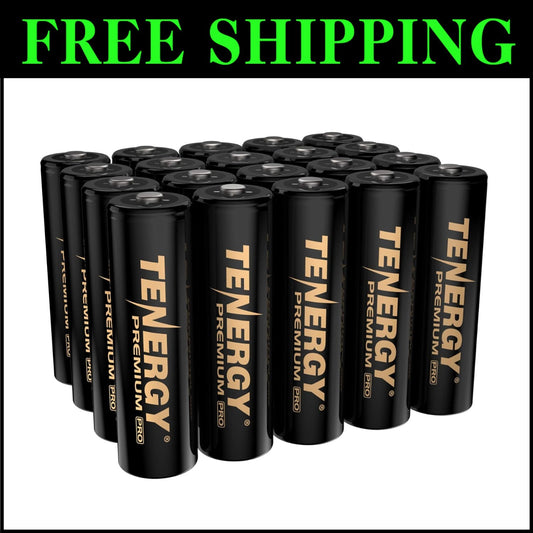 Premium PRO Rechargeable AA Batteries 2800mAh - 20 Pack for Eco-Friendly Power