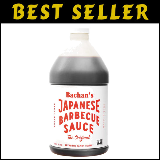 Original Japanese BBQ Sauce - Half Gallon, GMO-Free & Fresh Cold-Filled Flavor
