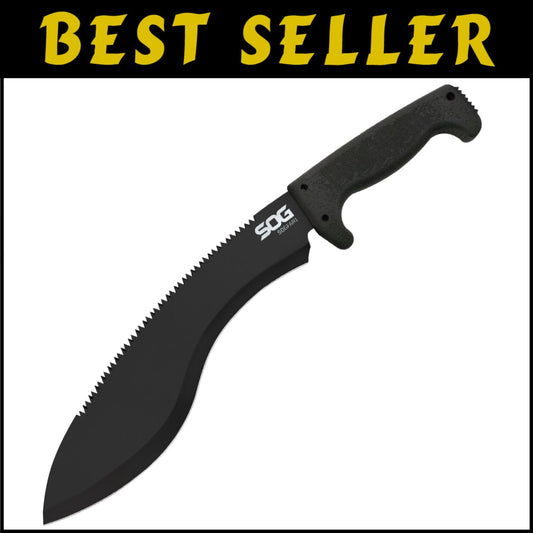Durable Kukri Machete 13" - High-Quality Stainless Steel & Comfortable Grip