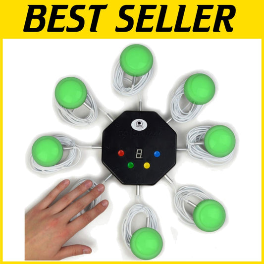 Multicolor LED Trivia Buzzers Set - Perfect for Game Shows and Classroom Quizzes