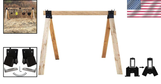 AR500 Durable Target Stand Brackets - Adjustable Mount for Stability (Set of 2)