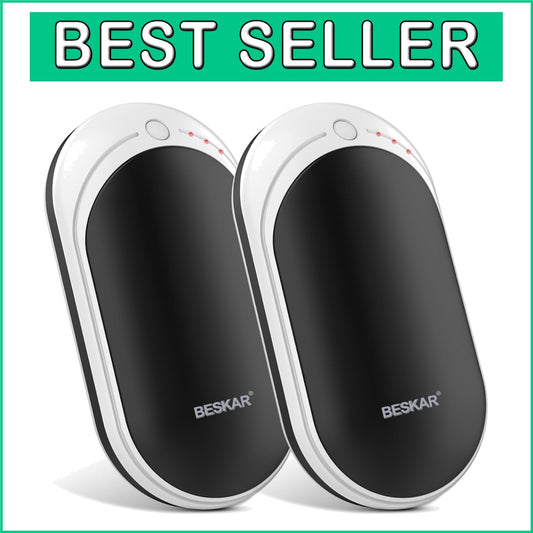 Classic Pocket Hand Warmer - USB Rechargeable, 8 Hours Heat, Ergonomic Design